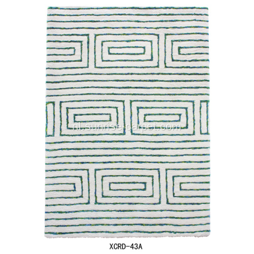 Microfiber Dunne Garen Tapijt Rug